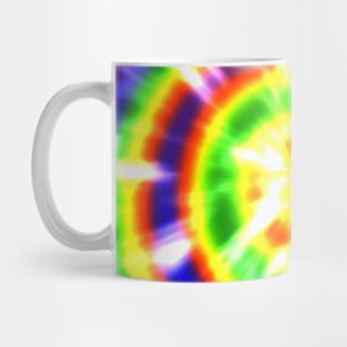 Funky Rainbow Swirl Tie Dye Mug